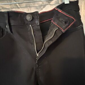 Fried Denim 
black men’s jeans, slim fit size 34x30 stretchy 5pockets zipper fly